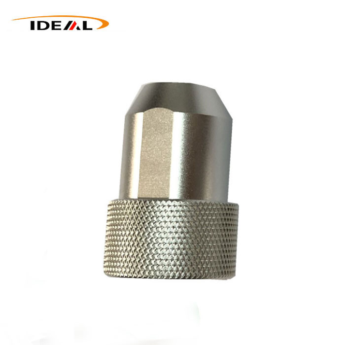 Manufaktur CNC Knurled 303/304/316 / 316L bagean stainless steel